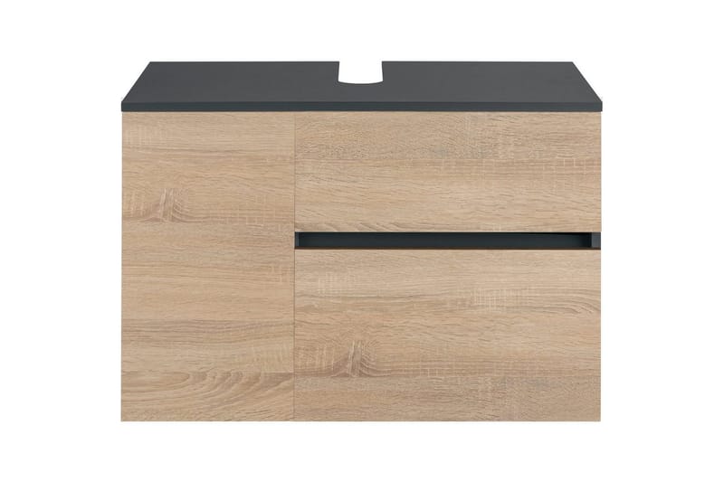 Allaskaappi Wisla 80x45x53 cm, Antrasiitti/Tammi - 80x45x53 cm, Antrasiitti/Tammi - Talo & remontointi - Keittiö & kylpyhuone - Kylpyhuone - Kylpyhuonekalusteet - Allaskaappi