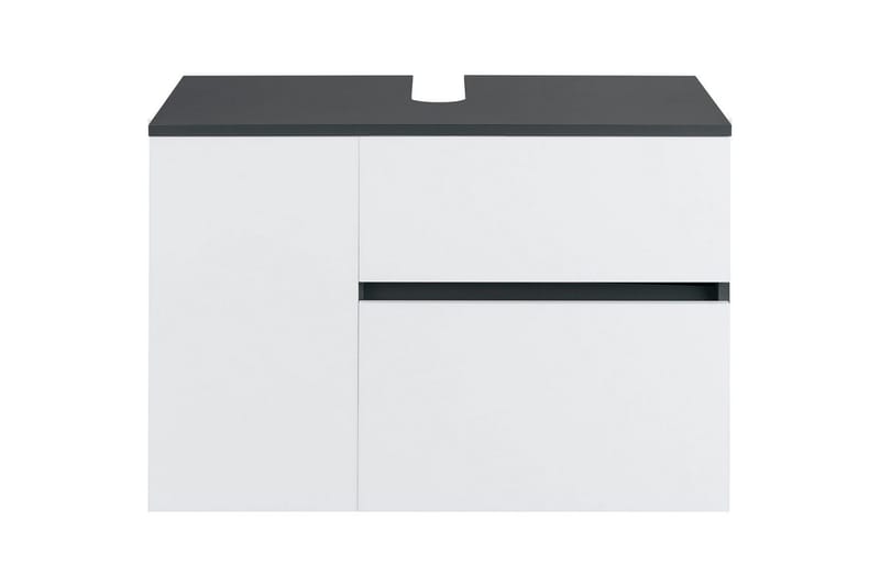 Allaskaappi Wisla 80x45x53 cm, Antrasiitti/Valkoinen - 80x45x53 cm, Antrasiitti/Valkoinen - Talo & remontointi - Keittiö & kylpyhuone - Kylpyhuone - Kylpyhuonekalusteet - Kylpyhuonekaapit