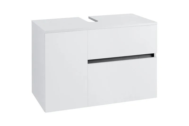 Allaskaappi Wisla 80x45x53 cm, Valkoinen, 80x45x53 cm, Valkoinen