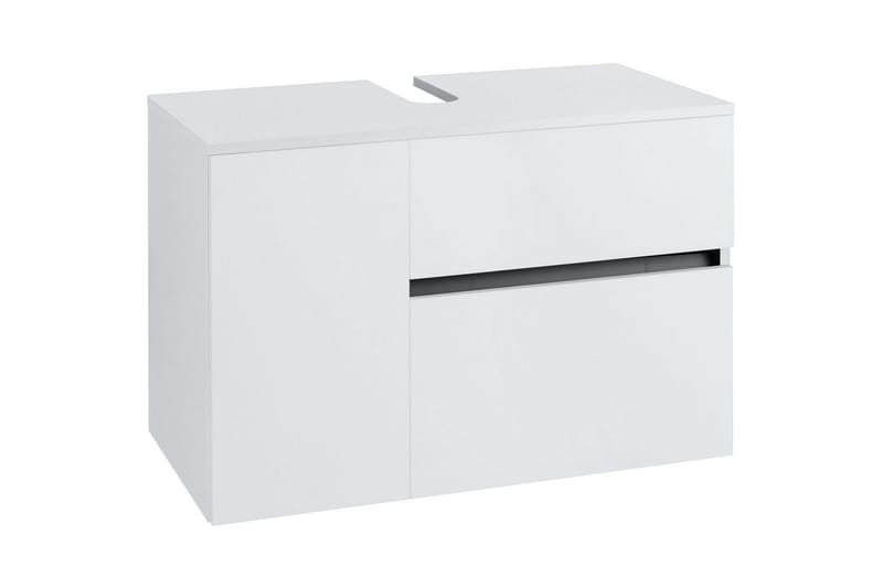 Allaskaappi Wisla 80x45x53 cm, Valkoinen, 80x45x53 cm, Valkoinen