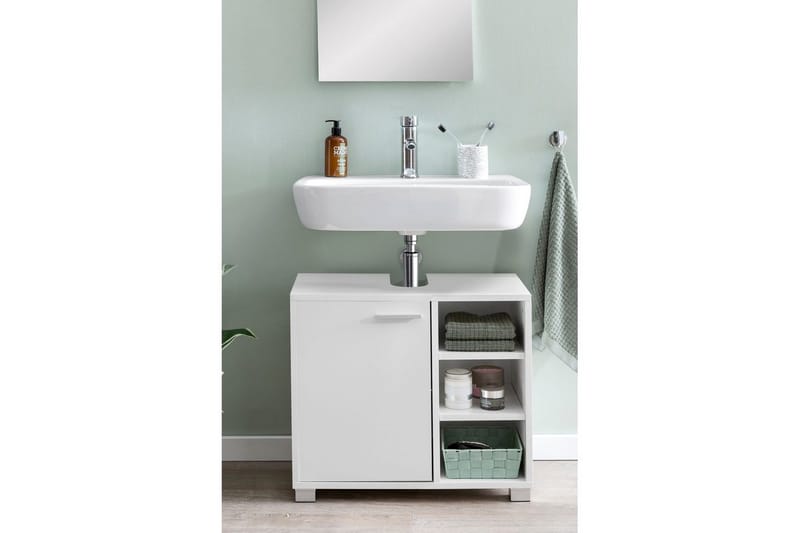 Allaskaappi Wohnling Kalvopinnoitettu lastulevy 1 ovi 3 säilytystilaa moderni - Talo & remontointi - Keittiö & kylpyhuone - Kylpyhuone - Kylpyhuonekalusteet - Seinäkaappi & korkea kaappi