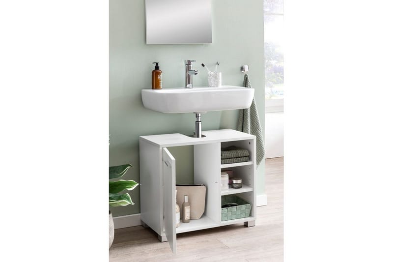 Allaskaappi Wohnling Kalvopinnoitettu lastulevy 1 ovi 3 säilytystilaa moderni - Talo & remontointi - Keittiö & kylpyhuone - Kylpyhuone - Kylpyhuonekalusteet - Seinäkaappi & korkea kaappi