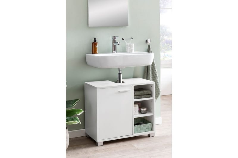 Allaskaappi Wohnling Kalvopinnoitettu lastulevy 1 ovi 3 säilytystilaa moderni - Talo & remontointi - Keittiö & kylpyhuone - Kylpyhuone - Kylpyhuonekalusteet - Seinäkaappi & korkea kaappi