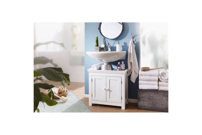 Allaskaappi Wohnling King Lakattu MDF 2 ovea moderni - Talo & remontointi - Keittiö & kylpyhuone - Kylpyhuone - Kylpyhuonekalusteet - Seinäkaappi & korkea kaappi