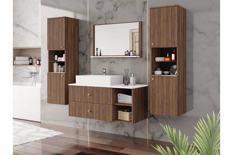 Askersund Kylpyhuonekalustesetti - Talo & remontointi - Keittiö & kylpyhuone - Kylpyhuone - Kylpyhuonekalusteet - Kylpyhuonekalustepaketit