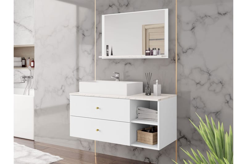 Askersund Kylpyhuonekalustesetti - Talo & remontointi - Keittiö & kylpyhuone - Kylpyhuone - Kylpyhuonekalusteet - Kylpyhuonekalustepaketit