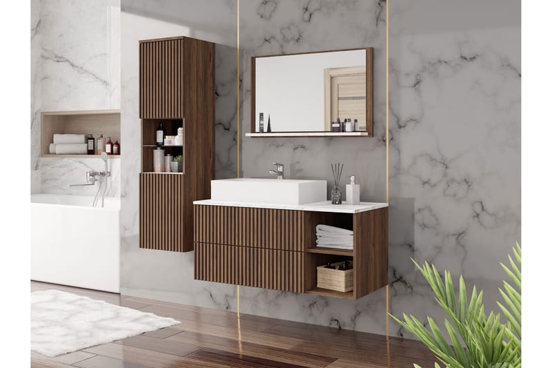 Askersund Kylpyhuonekalustesetti - Talo & remontointi - Keittiö & kylpyhuone - Kylpyhuone - Kylpyhuonekalusteet - Kylpyhuonekalustepaketit