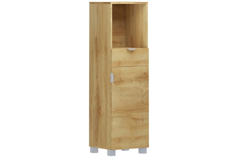 Atlas Korkea kaappi kylpyhuoneeseen 129x38x36 cm, Luonto