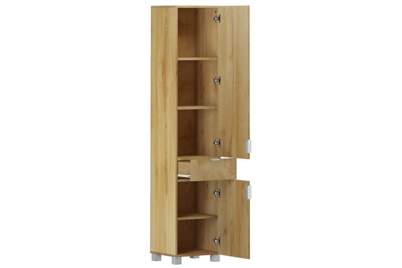 Atlas Korkea kaappi Kylpyhuoneeseen 181x38x36 cm - Luonto - Talo & remontointi - Keittiö & kylpyhuone - Kylpyhuone - Kylpyhuonekalusteet - Kylpyhuonekaapit