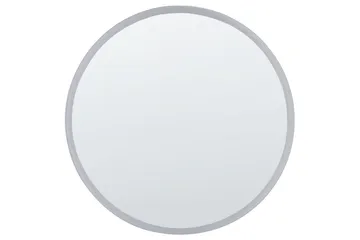 Badrumsspegel med LED Beliani Deauville Silver - Talo & remontointi - Keittiö & kylpyhuone - Kylpyhuone - Kylpyhuonekalusteet - Kylpyhuoneen peilit