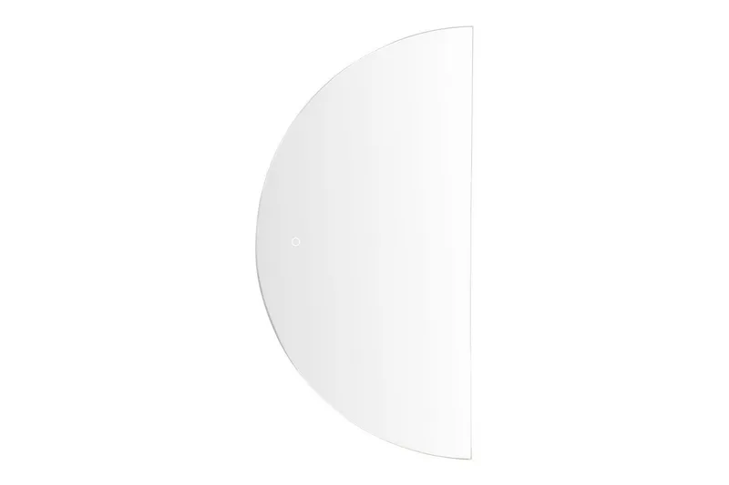 Badrumsspegel med LED Beliani Loue 50x4x100 cm Silver