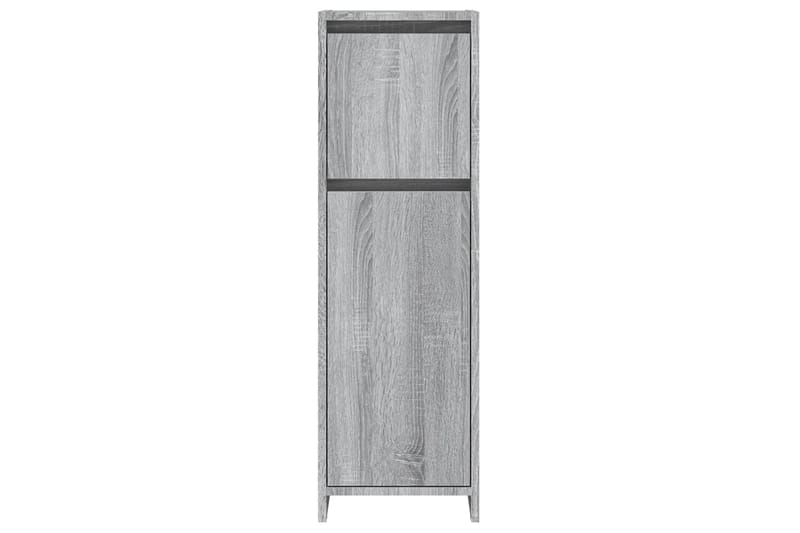 beBasic Kylpyhuoneen kaappi harmaa Sonoma 30x30x95 cm tekninen puu - Harmaa - Talo & remontointi - Keittiö & kylpyhuone - Kylpyhuone - Kylpyhuonekalusteet - Kylpyhuonekaapit