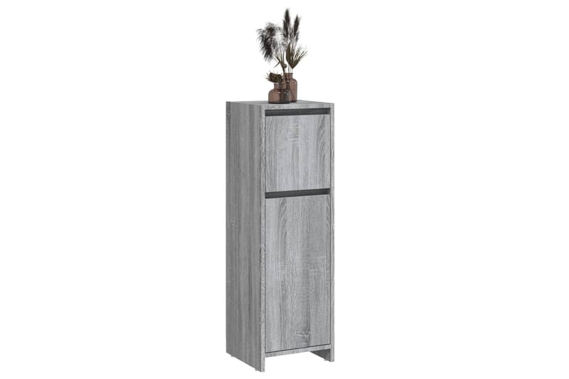 beBasic Kylpyhuoneen kaappi harmaa Sonoma 30x30x95 cm tekninen puu - Harmaa - Talo & remontointi - Keittiö & kylpyhuone - Kylpyhuone - Kylpyhuonekalusteet - Kylpyhuonekaapit