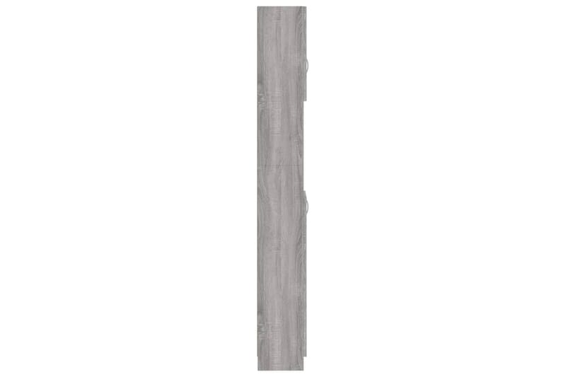 beBasic Kylpyhuoneen kaappi harmaa Sonoma 32x25,5x190 cm tekninen puu - Harmaa - Talo & remontointi - Keittiö & kylpyhuone - Kylpyhuone - Kylpyhuonekalusteet - Seinäkaappi & korkea kaappi