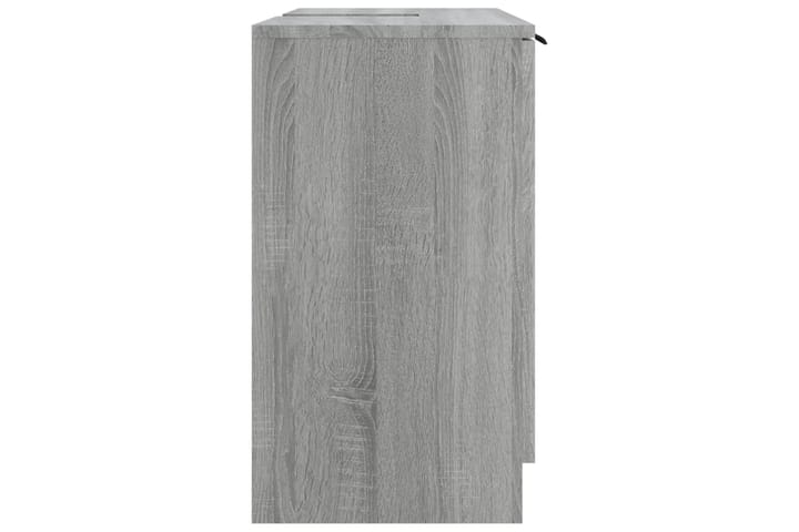 beBasic Kylpyhuoneen kaappi harmaa Sonoma 64,5x33,5x59 cm tekninen puu - Harmaa - Kylpyhuonekaapit