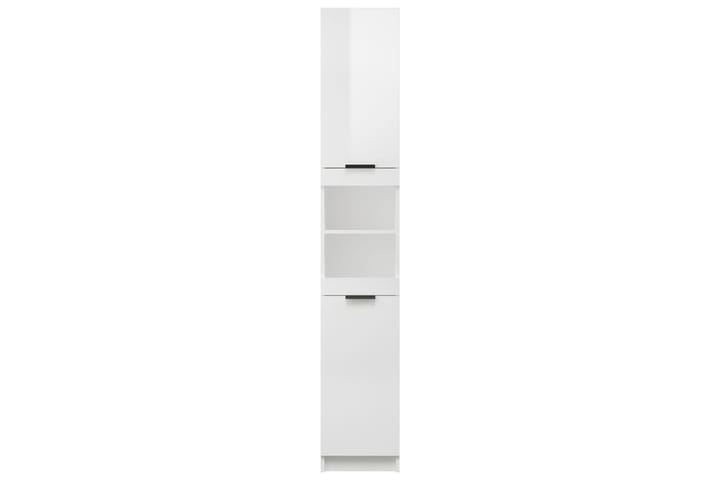 beBasic Kylpyhuoneen kaappi korkeak. valk. 32x34x188,5 cm tekninen puu - Valkoinen - Kylpyhuoneekaappi valaistuksella - Seinäkaappi & korkea kaappi - Pyykkikaappi - Kylpyhuonekaapit