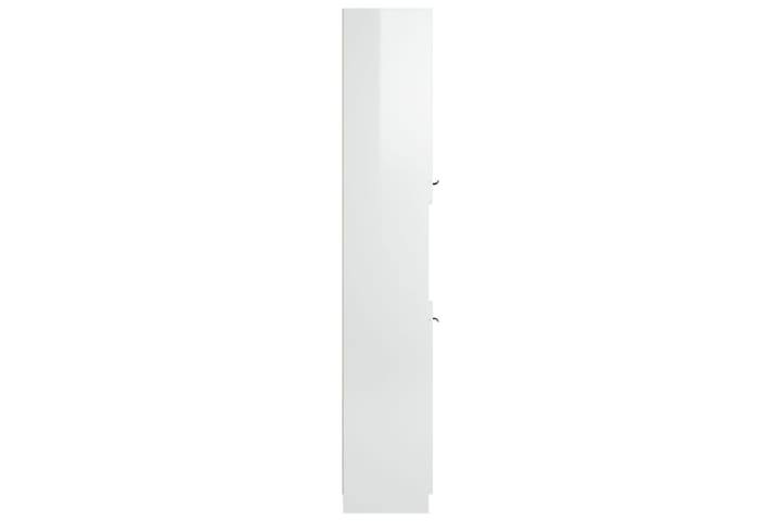 beBasic Kylpyhuoneen kaappi korkeak. valk. 32x34x188,5 cm tekninen puu - Valkoinen - Kylpyhuoneekaappi valaistuksella - Seinäkaappi & korkea kaappi - Pyykkikaappi - Kylpyhuonekaapit
