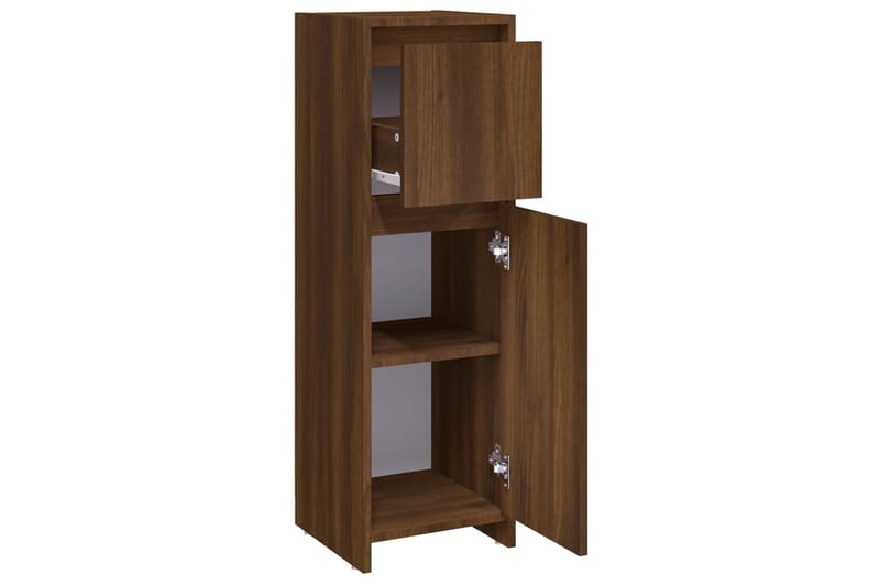 beBasic Kylpyhuoneen kaappi ruskea tammi 30x30x95 cm tekninen puu - Ruskea - Talo & remontointi - Keittiö & kylpyhuone - Kylpyhuone - Kylpyhuonekalusteet - Kylpyhuonekaapit