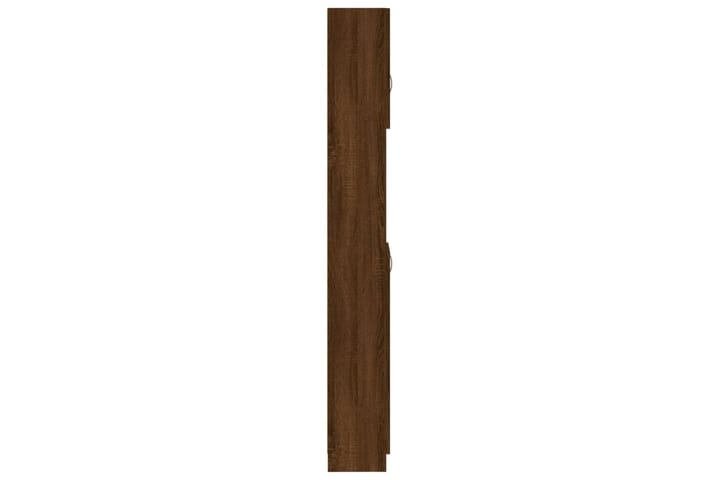 beBasic Kylpyhuoneen kaappi ruskea tammi 32x25,5x190 cm tekninen puu - Ruskea - Kylpyhuoneekaappi valaistuksella - Seinäkaappi & korkea kaappi - Pyykkikaappi - Kylpyhuonekaapit