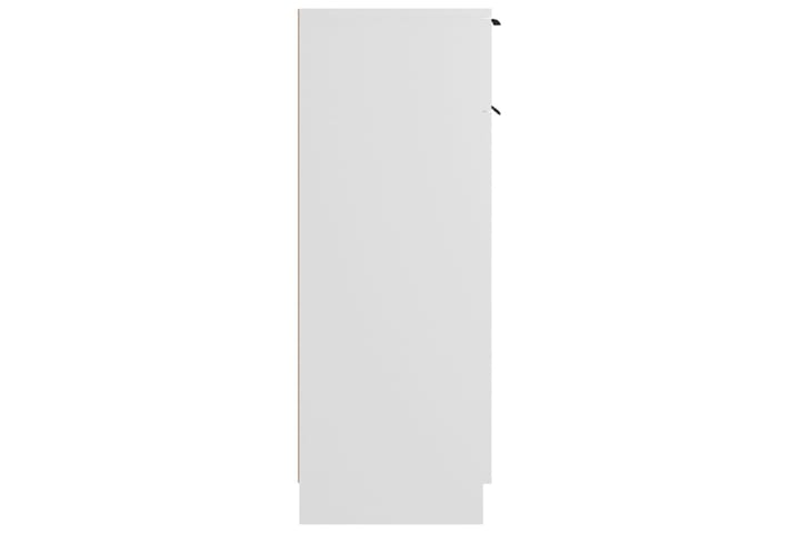 beBasic Kylpyhuoneen kaappi valkoinen 32x34x90 cm tekninen puu - Valkoinen - Kylpyhuonekaapit