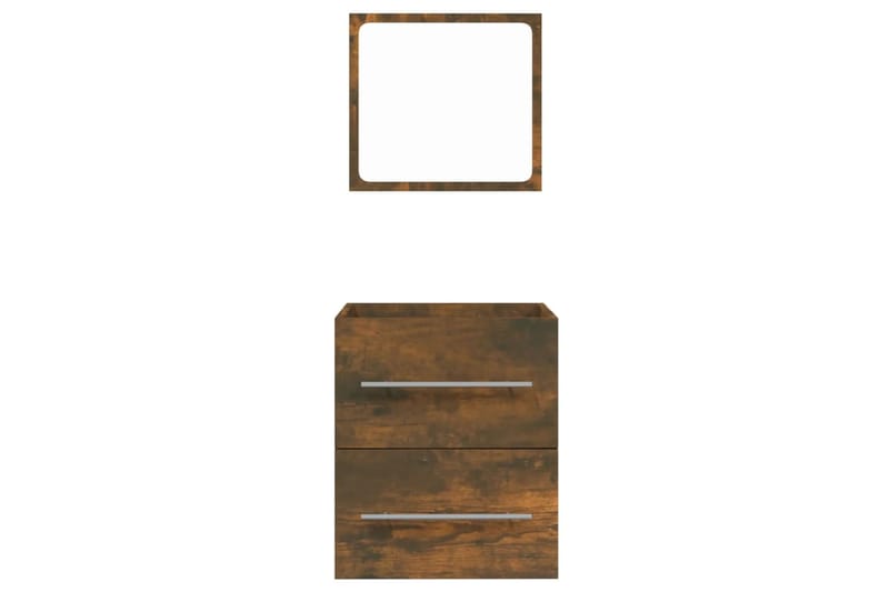beBasic Kylpyhuoneen kaappi peilillä savutammi 41x38,5x48 cm - Ruskea - Talo & remontointi - Keittiö & kylpyhuone - Kylpyhuone - Kylpyhuonekalusteet - Kylpyhuonekaapit