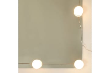 beBasic Peilipöytä LED-valoilla Sonoma-tammi 60x40x140 cm - Ruskea - Talo & remontointi - Keittiö & kylpyhuone - Kylpyhuone - Kylpyhuonekalusteet - Peilikaapit
