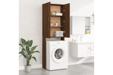 beBasic Pesukonekaappi ruskea tammi 64x25,5x190 cm - Talo & remontointi - Keittiö & kylpyhuone - Kylpyhuone - Kylpyhuonekalusteet - Kylpyhuonekaapit