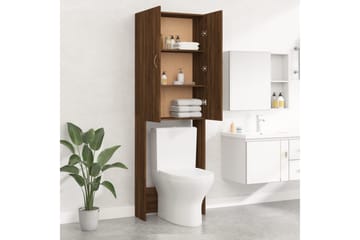 beBasic Pesukonekaappi ruskea tammi 64x25,5x190 cm - Talo & remontointi - Keittiö & kylpyhuone - Kylpyhuone - Kylpyhuonekalusteet - Kylpyhuonekaapit