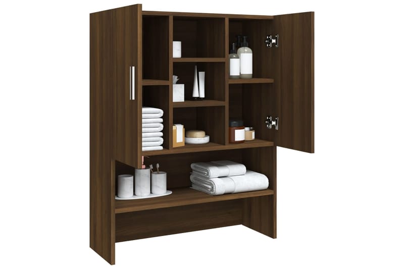 beBasic Pesukonekaappi ruskea tammi 70,5x25,5x90 cm - Talo & remontointi - Keittiö & kylpyhuone - Kylpyhuone - Kylpyhuonekalusteet - Kylpyhuonekaapit