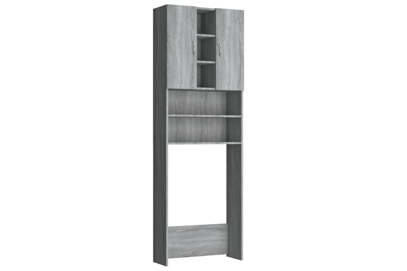 beBasic Pesukonekaappi harmaa Sonoma 64x25,5x190 cm - Talo & remontointi - Keittiö & kylpyhuone - Kylpyhuone - Kylpyhuonekalusteet - Kylpyhuonekaapit