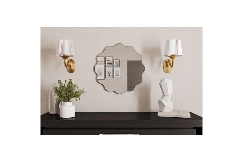 Buhem Kylpyhuoneen peili 60 cm Pyöreä - Musta - Talo & remontointi - Keittiö & kylpyhuone - Kylpyhuone - Kylpyhuonekalusteet - Kylpyhuoneen peilit