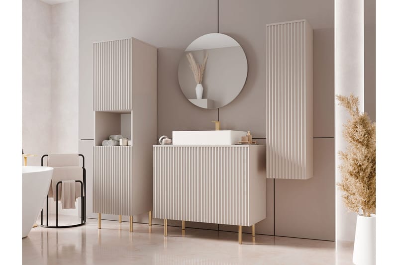 Casa Täydellinen Huonekalupaketti - Beige - Talo & remontointi - Keittiö & kylpyhuone - Kylpyhuone - Kylpyhuonekalusteet - Kylpyhuonekalustepaketit