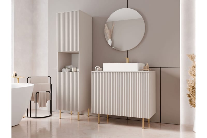 Casa Täydellinen Huonekalupaketti - Beige - Talo & remontointi - Keittiö & kylpyhuone - Kylpyhuone - Kylpyhuonekalusteet - Kylpyhuonekalustepaketit