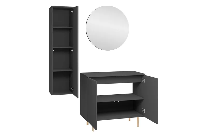 Casa Täydellinen Huonekalupaketti - Musta - Talo & remontointi - Keittiö & kylpyhuone - Kylpyhuone - Kylpyhuonekalusteet - Kylpyhuonekalustepaketit