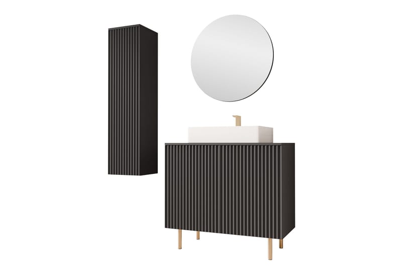 Casa Täydellinen Huonekalupaketti, Musta