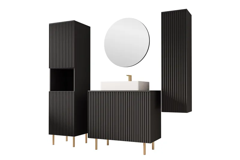 Casa Täydellinen Huonekalupaketti, Musta