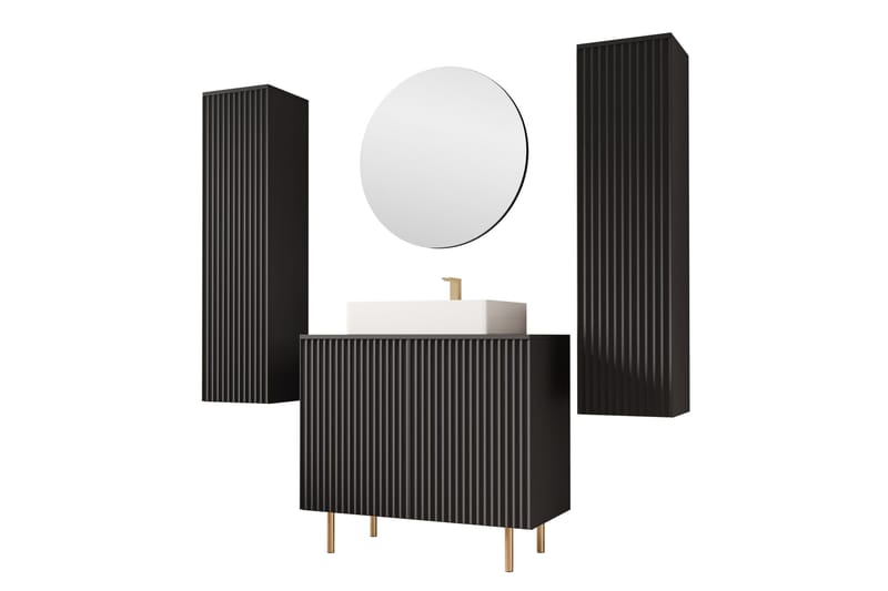 Casa Täydellinen Huonekalupaketti, Musta