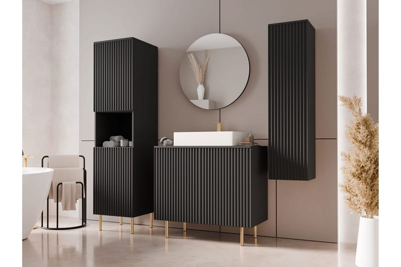 Casa Täydellinen Huonekalupaketti - Musta - Talo & remontointi - Keittiö & kylpyhuone - Kylpyhuone - Kylpyhuonekalusteet - Kylpyhuonekalustepaketit