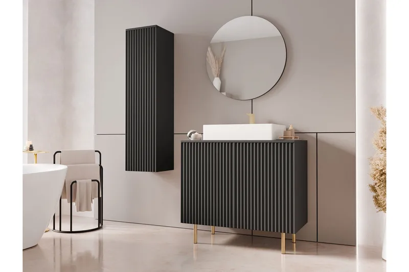 Casa Täydellinen Huonekalupaketti - Mustavalkoinen - Talo & remontointi - Keittiö & kylpyhuone - Kylpyhuone - Kylpyhuonekalusteet - Kylpyhuonekalustepaketit