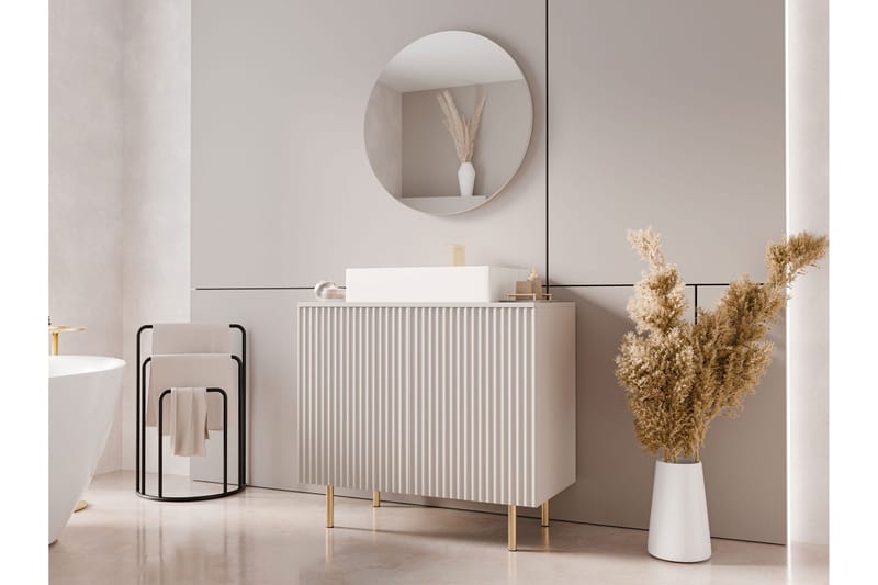 Casa Pesuallaskaappi - Beige - Talo & remontointi - Keittiö & kylpyhuone - Kylpyhuone - Kylpyhuonekalusteet - Allaskaappi