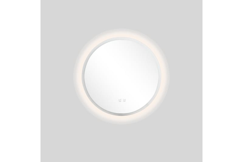 Clas Pyöreä Kylpyhuoneen Peili LED-valaistuksella 60 cm - Läpinäkyvä - Talo & remontointi - Keittiö & kylpyhuone - Kylpyhuone - Kylpyhuonekalusteet - Kylpyhuoneen peilit