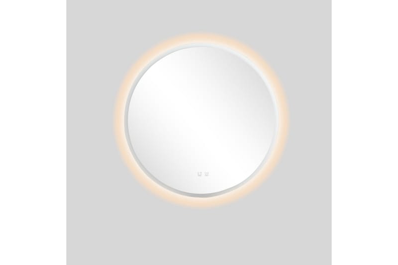 Clas Pyöreä Kylpyhuoneen Peili LED-valaistuksella 100 cm - Läpinäkyvä - Talo & remontointi - Keittiö & kylpyhuone - Kylpyhuone - Kylpyhuonekalusteet - Kylpyhuoneen peilit