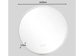 Clas Pyöreä Kylpyhuoneen Peili LED-valaistuksella 120 cm - Anti-Fog ja Touch-ohjaus - Talo & remontointi - Keittiö & kylpyhuone - Kylpyhuone - Kylpyhuonekalusteet - Kylpyhuoneen peilit