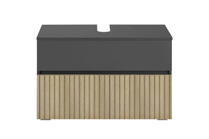 Högskåp till badrum Loft24 Tvättställsskåp Wisla Luonto - Talo & remontointi - Keittiö & kylpyhuone - Kylpyhuone - Kylpyhuonekalusteet - Allaskaappi