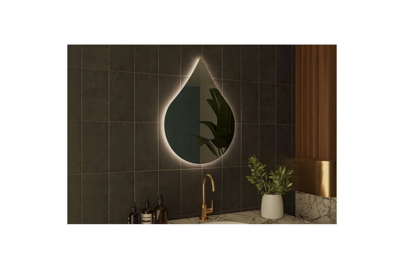 Koruco Kylpyhuoneen peili 50 cm - Valkoinen - Talo & remontointi - Keittiö & kylpyhuone - Kylpyhuone - Kylpyhuonekalusteet - Kylpyhuoneen peilit