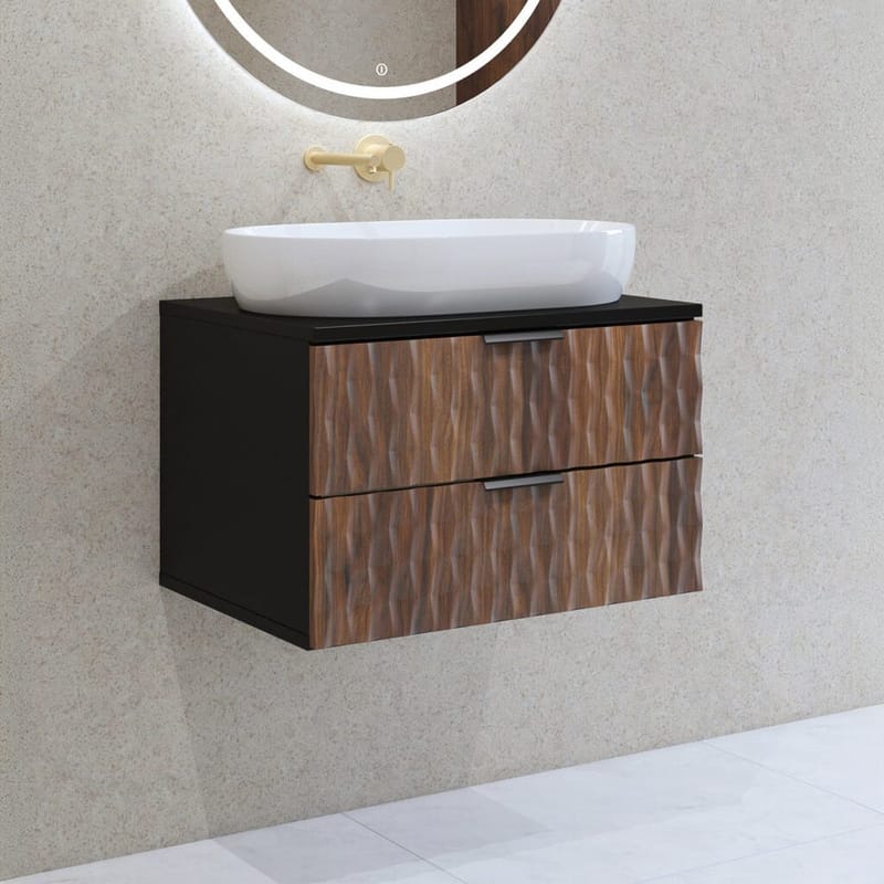 Kylpyhuoneen allaskaappi Enzo kahdella vetolaatikolla seinään kiinnitettävä - 63 cm - Talo & remontointi - Keittiö & kylpyhuone - Kylpyhuone - Kylpyhuonekalusteet - Seinäkaappi & korkea kaappi