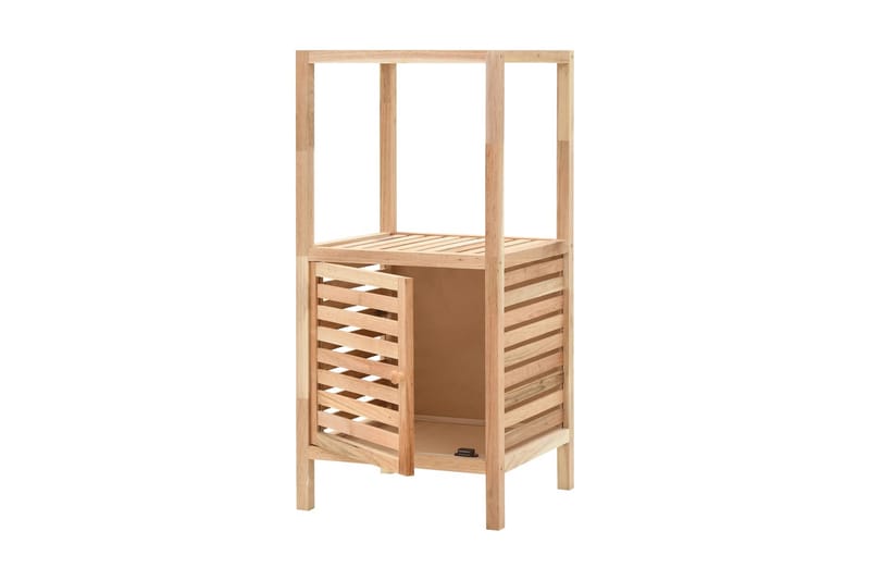 Kylpyhuoneen säilytyskaappi pähkinäpuu 39,5x35,5x86 cm - Beige - Talo & remontointi - Keittiö & kylpyhuone - Kylpyhuone - Kylpyhuonekalusteet - Kylpyhuoneen hyllyt
