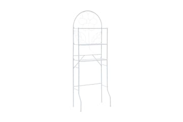 WC-hylly 60x33x174 cm valkoinen - Valkoinen - Talo & remontointi - Keittiö & kylpyhuone - Kylpyhuone - Kylpyhuonekalusteet - Kylpyhuoneen hyllyt