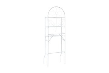 WC-hylly 60x33x174 cm valkoinen - Valkoinen - Talo & remontointi - Keittiö & kylpyhuone - Kylpyhuone - Kylpyhuonekalusteet - Kylpyhuoneen hyllyt