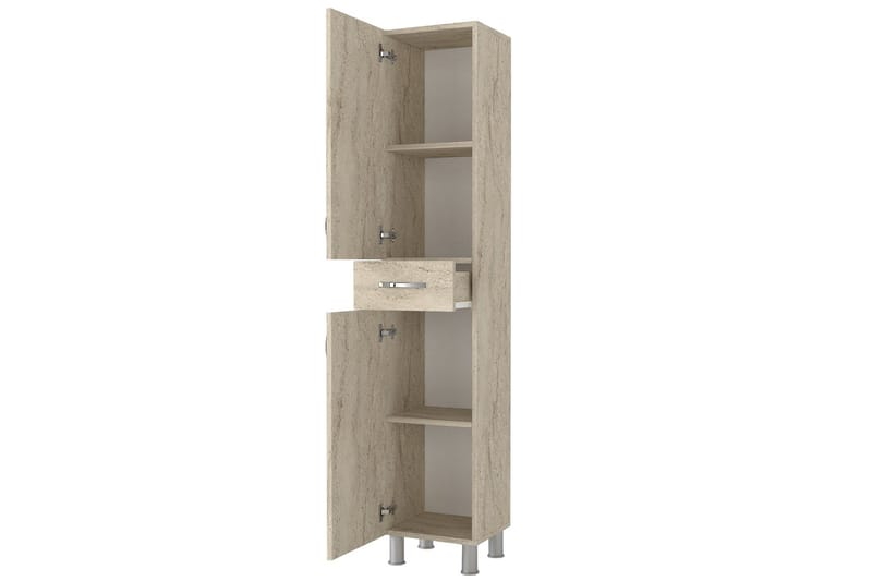 Kylpyhuoneen korkea kaappi NO_BRAND Namo-korkea kylpyhuonekaappi Beige - Talo & remontointi - Keittiö & kylpyhuone - Kylpyhuone - Kylpyhuonekalusteet - Seinäkaappi & korkea kaappi